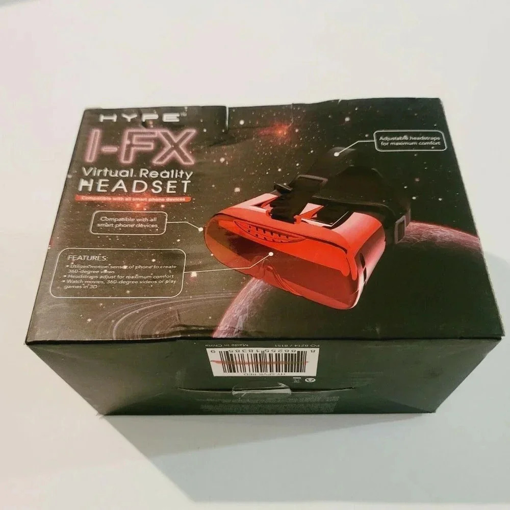 HYPE I-FX Virtual Reality Headset Red/Black